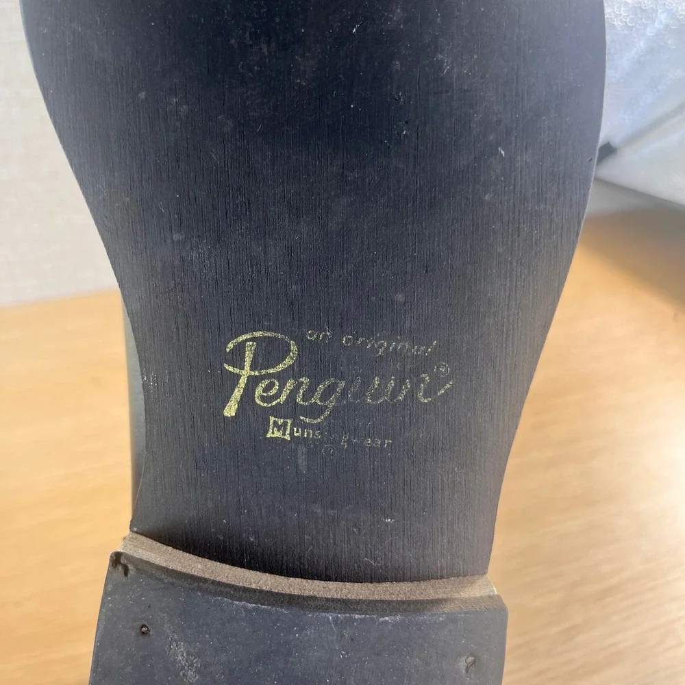 Original Penguin Monty Black Leather Chukka Boots Mens 11 OP100198 Ankle Boots